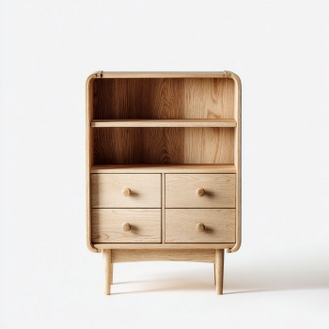 Regał do przechowywania w biurze z płyty MDF - 60 x 40 x 80